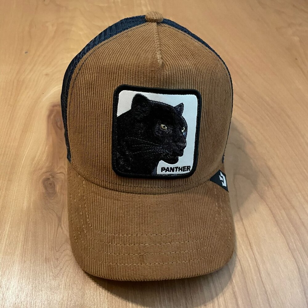 Goorin Bros The Farm Trucker Hat Collection Black Panther w/ Corduroy
